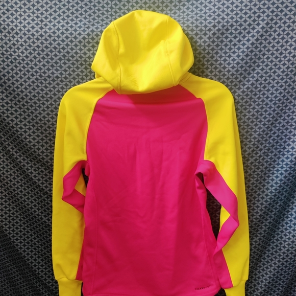 Nike Therma fit- Women's neon pink, yellow & blue pullover sweatshirt. Size - XS - Picture 10 of 10